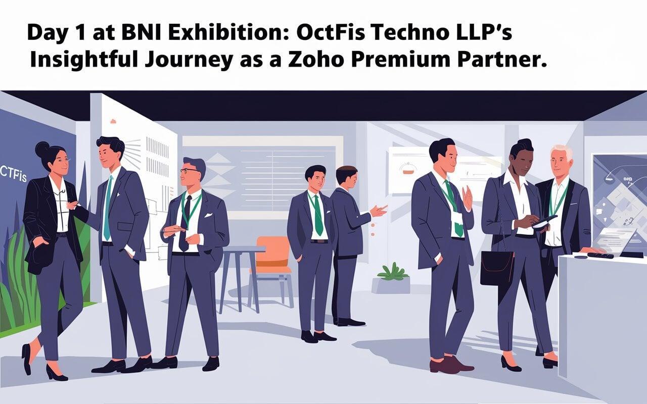 Day 1 at BNI Exhibition: Octfis Techno LLP’s Insightful Journey as a Zoho Premium Partner
